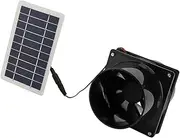 SMZhomeone Solar Fan Solar Powered Extractor Fan 10W 12V Solar Powered Fan Accessories for Garden Shed, Chicken Coop, RV