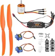 1250KV Brushless Motor, 8060 Propeller, Durable Drone Accessory High Performance RC Plane Parts Replacement Part(#1)