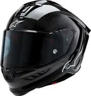 Alpinestars Supertech S-R10 Solid, full face helmet , color: Black , size: XXL
