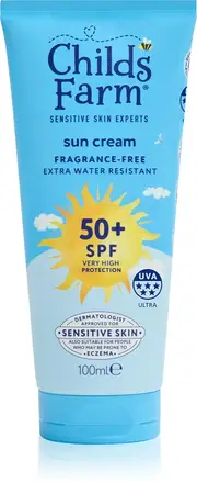Childs Farm Suncare Tanning Cream SPF 50+ Fragrance-Free 100ml