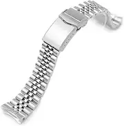 [MiLTAT] 22mm Super-J Louis Watch Strap for Seiko 5 Sports 42.5mm SRPD51 SRPD55 SRPD79, Herrengröße, zinnober