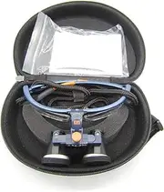 3.5X Loupes Magnifier Binocular Magnifying Glass Fixed Belt Frame Adjustable Distance ENT Tools