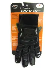 Bionic Leather Motorcycle Gloves Women's Medium Black MGWM New