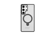 X-Doria Raptic Air Stand MagSafe Samsung S25 Ultra Protective Case Black/Clear