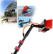 3-11M（ 12FT-36FT） Water Fed Telescopic Brush, Cleaning Photovoltaic and Solar Panels, Washing Set Equipment Extension Pole Cleaning for Trucks Windows,Outdoor Window Cleaner,30FT-9m