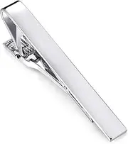 [PINSTAR] Men's Stainless Steel Tie Pin Clip Bar Silver Gold Black Clasp tc1201