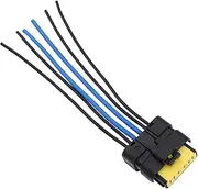 6 Pin Wire Adapter: Compatible with Clio Mk 3 2005‑2012, Tail Lamp Power Lights Harness Pigtail Connector, Plug and Play
