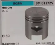 1062340111 Piston Complete Segments and Spin Engine Robin Ec 10 Ø50