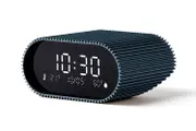 Lexon Ray Clock Lcd Alarm Clock w Temp & Humidity Display - Blue