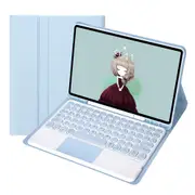 Detachable Bluetooth Keyboard Leather Case For Ipad Air 4 / 5 With Touch Control And Skin Feel Texture