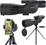 Upcheirna 25-75x60 Spotting Scope - Variable Zoom HD Telescope for Adults, Watching Scope with Tripod,Ideal for Bird Watching, Hunting, and Outdoor Adventures Spotter Scope