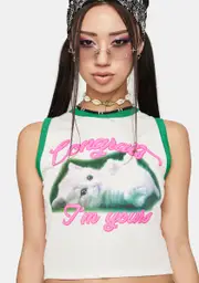 [NGOrder] Congrats Kitty Graphic Tank