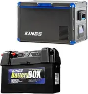 [Adventure Kings] 60L Stayzcool Camping Fridge Freezer + Maxi Battery Box