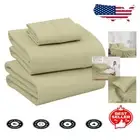 Luxury Twin Sheets Set - 3-Piece 200 Thread Count, Deep Pocket Cotton Bedding