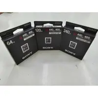 在飛比找蝦皮購物優惠-索尼 XQD G 系列存儲卡(64GB / 120GB / 