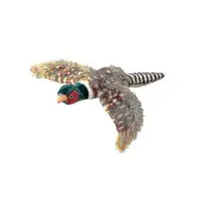 Plush Pheasant Dog Toy Small