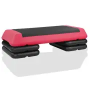 Aerobic Step Platform with 4 Risers Adjustable Health Club Size Steppers 1