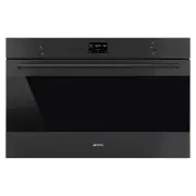 Smeg 90cm Classic Pyrolytic Oven Matte Black