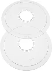 Totority 2 Pcs Transparent Bike Chain Cover Flywheel Guard for Mountain Bikes Rear Wheel Protector Precision Engineered Easy Installation Durable Protection for Speed Freewheel