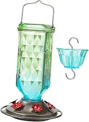 Ronyme Hummingbird Feeder Water Bowl Wildbird Drinking Outdoor Landscape Hanging Bird