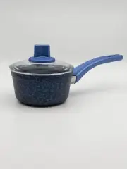 Granite Sauce Pan, Saucepan, Blue Pan, 16 cm Saucepan