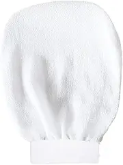 1 Piece Double Sided Hammam Scrub Mitt Magic Peeling Glove Exfoliating Tan Removal Mitt (Color : White)