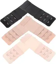 [Baluue] 6pcs Adjustable Extenders Soft Stretchy Hook Strap for Women Comfortable Band Extension with Hooks for Bodysuit Fit