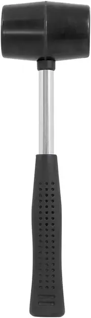 Rubber Mallet Hammer 800g Double Rubber Face Anti-Skid Handle Tool - 30 x 10cm