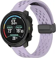 Compatible with SUUNTO OCEAN bands, 20mm, 22mm Quick Release Breathable Soft Silicone Sport Band with Magnetic Butterfly Clousure Replacemet Straps Compatible with SUUNTO OCEAN, RACE, RACE S, VERTICAL, 9 PEAK, 9 PEAK PRO, 5 Peak, 3 Smartwatch