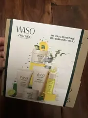 NIB Shiseido My WASO Essentials 5pc SET Cleanser• Moisturizer• Scrub• Mask•Serum