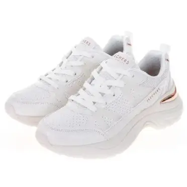 SKECHERS女鞋休閒系列HAZEL-177576WHT