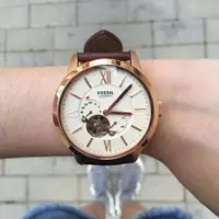 在飛比找iOPEN Mall優惠-富思手錶 Fossil手錶 大直徑鏤空機械錶 防水男士自動機