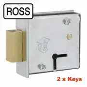 ROSS 6 Lever Safe Lock 102-2 Keys -08952010-Free Post In Australia