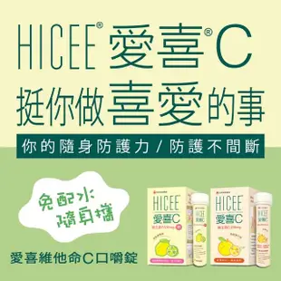 即期品【Alinamin 合利他命】HICEE 愛喜維生素C 500mg口嚼錠_60錠/盒*3(維生素C_清新檸檬味2024/10)