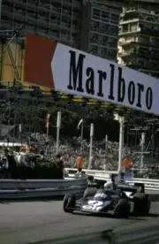 Jody Scheckter RSA Tyrrell 007 finished second 1974 Monaco GP Old Photo