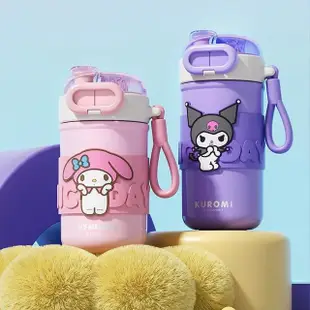 【SANRIO 三麗鷗】凱蒂貓美樂蒂酷洛米316不鏽鋼吸管直飲保溫杯510ml(大耳狗/布丁狗/帕恰狗)