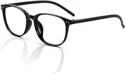 Lightweight Blue Light Blocking Reading Glasses for Women Men, Flexible Computer Readers, Anti Eyestrain Glasses