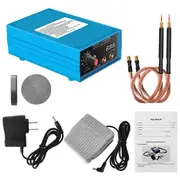 5000W Spot Welder Portable High Power Spot Welder Mini Handheld Spot Welding for 18650/26650/32650 Battery US Plug Blue