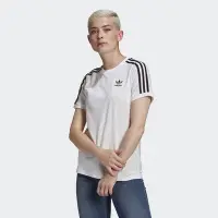 在飛比找Yahoo奇摩購物中心優惠-ADIDAS ADICOLOR 三葉草 女短袖上衣-白-GN