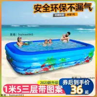 在飛比找蝦皮商城精選優惠-嬰兒童充氣游泳池家用加厚寶寶水池大人小孩洗澡桶嬰幼兒海洋球池