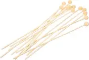 50pcs Wooden Diffuser Sticks Natural Rattan Aroma Replacement Sticks for Essential Oil Diffusers Long for Home Office and Wedding Decor