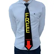GGP Style 05 Led Sound Activated Glowing Tie Party Performance Accessory With Adjustable Light Patterns(Batteries Not Included, Self Provided)