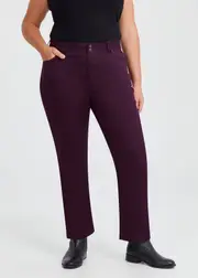 [Taking Shape] Taking Shape The Luxe Looker Jean Size 18 in Merlot - Plus Size Women's Clothing Merlot