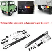 Metal Rear Bumper & Pedal Kit For RC4WD 1/10 Gelande II Cruiser/FJ40 RC Car