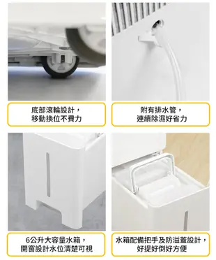 美國惠而浦Whirlpool 10L第六感智能清淨除濕機 DS202HDTW (8折)