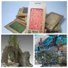 Railroad Scenery Building Kits Scene Model Tree Bushes Shrubbery Scene Model