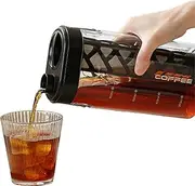Cold Brew Coffee Makers - Iced Coffee Maker,Leak-Proof Bottle Airtight 350 Mesh Fine Filter Scale for Home Travel Outdoor Kitchen Camping