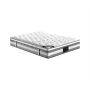 Mattress Euro Top King Single Size Pocket Spring Coil with Knitted Fabric Medium Firm 34cm Thick