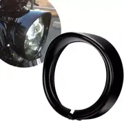 Headlight Trim Ring 7 Inch Headlight Black Visor Ring for Davidson Road King Str