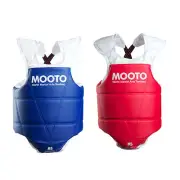 Mooto Original TaeKwonDo Chest Guard Blue Red WTF Approved Body Protector 2 Pcs